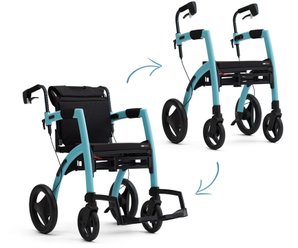 보행기와 휠체어가 하나로, 2-in-1 보행보조기 롤즈 모션2 